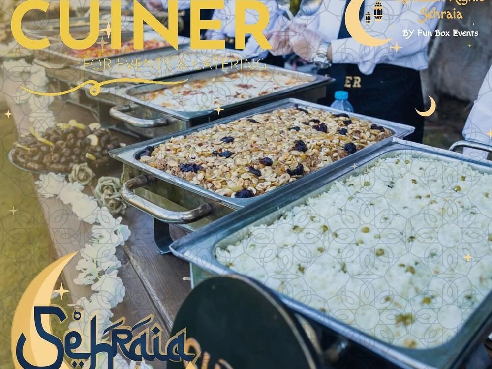 Ramadan iftar and sohour spread